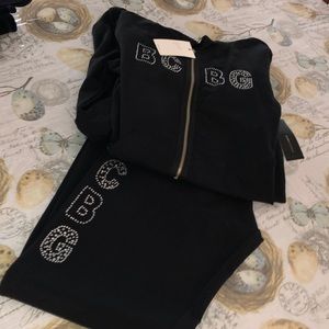 BCBG FRENCH TERRY LOGO BLACK